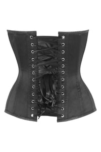 Midnight Inferno Corset – Spark the Night in Black Flames