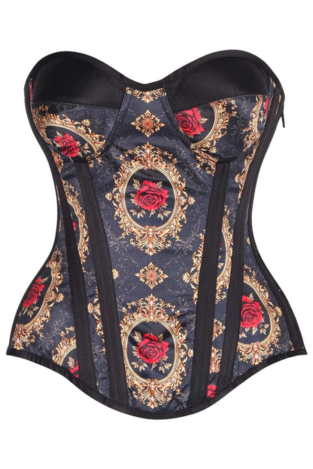 Midnight Rose Baroque Corset