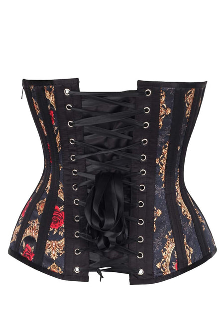 Midnight Rose Baroque Corset