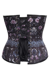 Mystic Moonlit Garden Overbust Corset