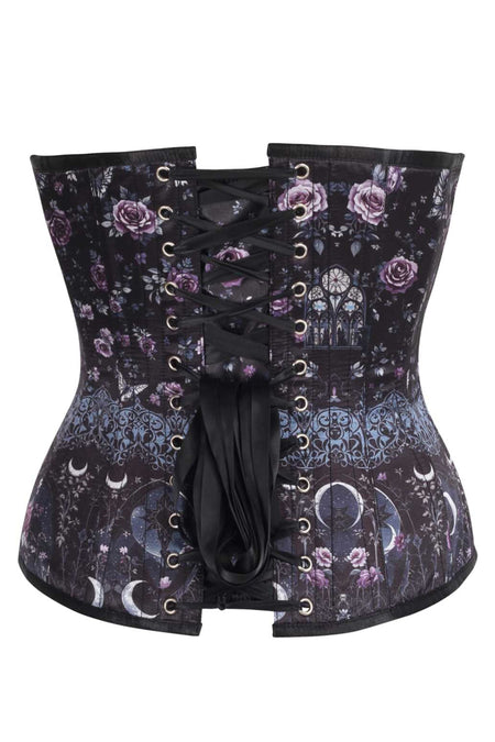 Mystic Moonlit Garden Overbust Corset