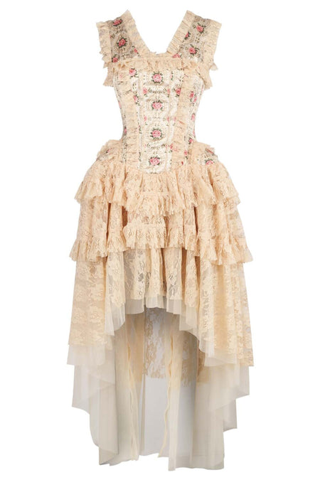 Vintage Lace Reverie Corset Dress