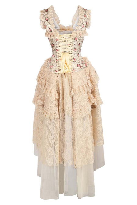 Vintage Lace Reverie Corset Dress