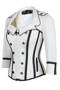 Steampunk Double Breasted Corset Jacket