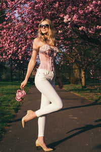 Corset Story WTS923 Historic Lace Corset finished with Flossing