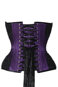 Corset Story C50 Purple Satin Couture Corset